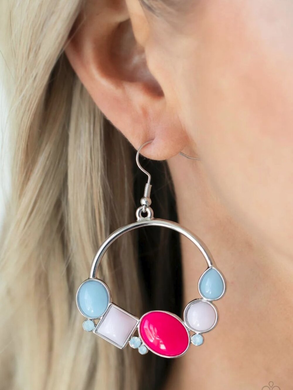Paparazzi Jewelry - Beautifully Bubblicious - Multi Earrings - Vintage